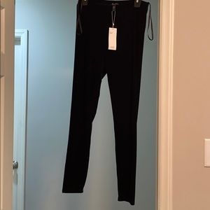 Black Velvet Leggings